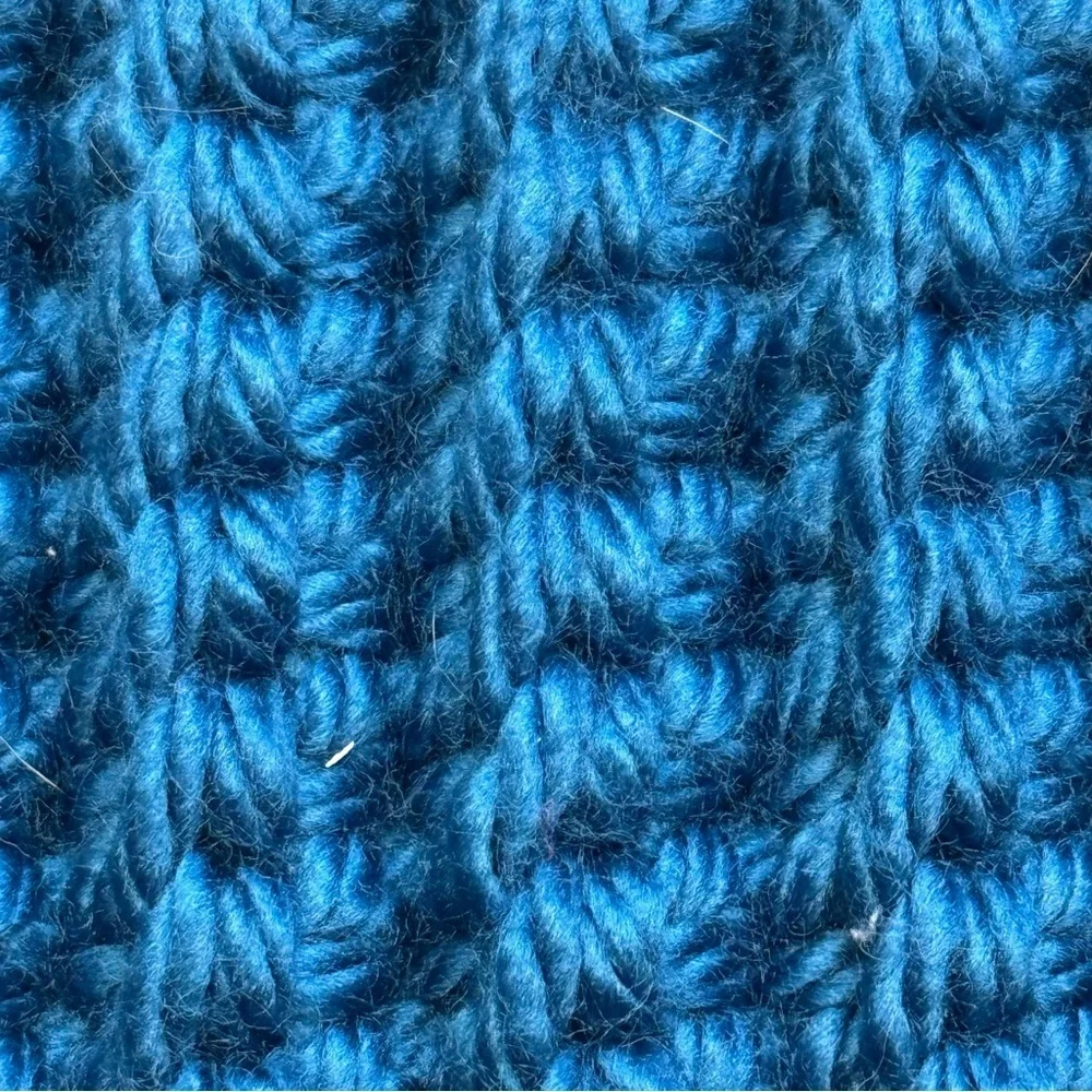 Stylish Blue Crochet Hairband